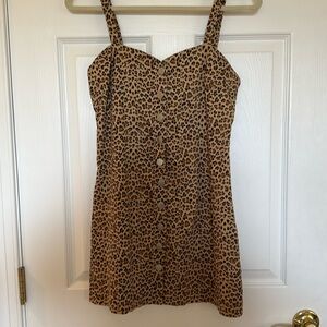Skylar + Madison Leopard Print Mini Dress